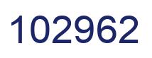Number 102962 blue image