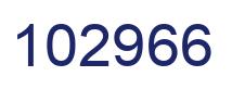 Number 102966 blue image