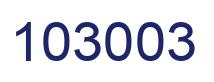 Número 103003 imagen azul