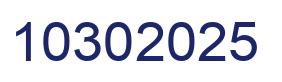 Number 10302025 blue image