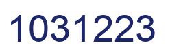 Número 1031223 imagen azul