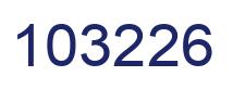 Number 103226 blue image
