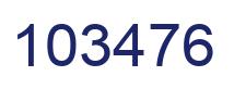 Número 103476 imagen azul