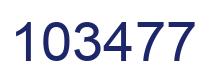 Número 103477 imagen azul