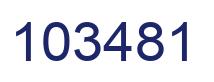 Número 103481 imagen azul
