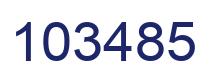 Número 103485 imagen azul