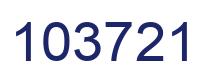 Number 103721 blue image