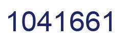 Number 1041661 blue image