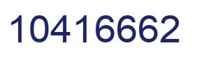 Número 10416662 imagen azul
