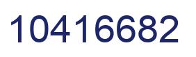 Número 10416682 imagen azul