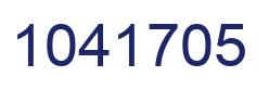 Número 1041705 imagen azul