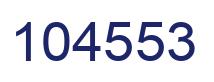 Número 104553 imagen azul