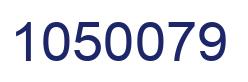 Number 1050079 blue image