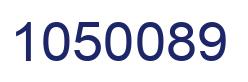 Number 1050089 blue image