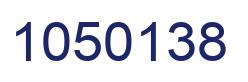 Number 1050138 blue image