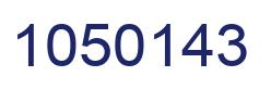 Number 1050143 blue image