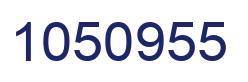 Number 1050955 blue image