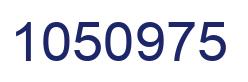 Number 1050975 blue image