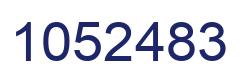Number 1052483 blue image