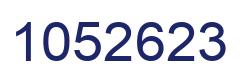 Number 1052623 blue image