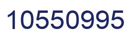 Number 10550995 blue image