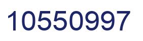 Number 10550997 blue image
