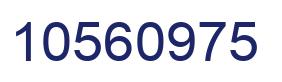 Número 10560975 imagen azul