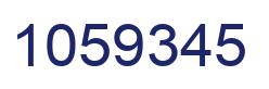 Número 1059345 imagen azul