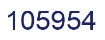 Número 105954 imagen azul