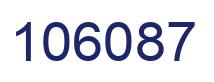 Number 106087 blue image