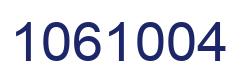 Número 1061004 imagen azul