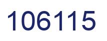 Number 106115 blue image