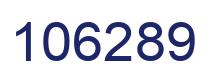 Number 106289 blue image