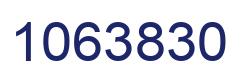 Number 1063830 blue image