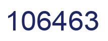 Número 106463 imagen azul