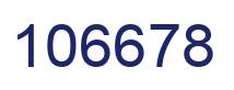 Number 106678 blue image