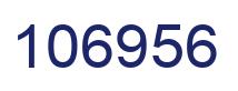 Número 106956 imagen azul