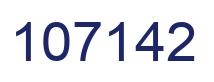 Número 107142 imagen azul