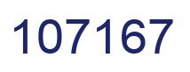 Number 107167 blue image