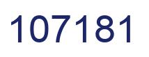 Number 107181 blue image
