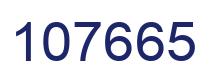 Número 107665 imagen azul