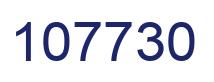Number 107730 blue image