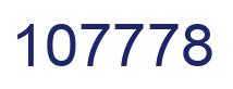 Number 107778 blue image