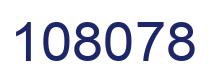 Number 108078 blue image