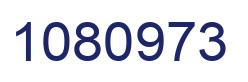 Number 1080973 blue image