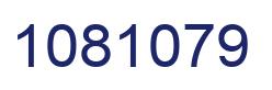 Number 1081079 blue image