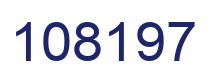 Number 108197 blue image