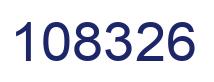 Number 108326 blue image
