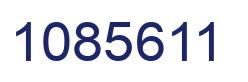 Number 1085611 blue image