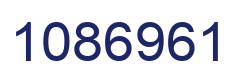 Número 1086961 imagen azul